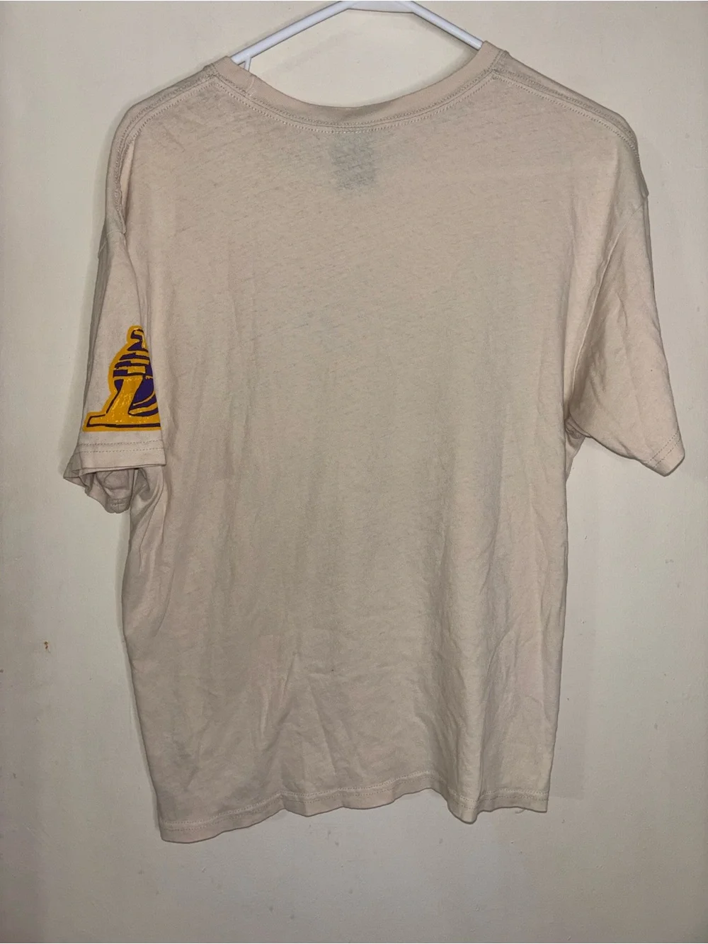 Cream Graphic Basketball T-Shirt
